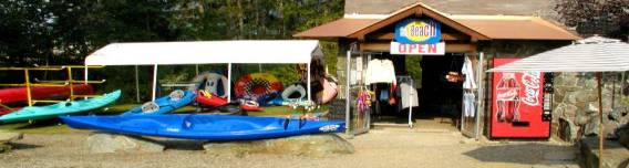 family kayak rentals, BC, Canada